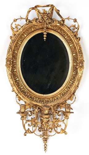 LOUIS XVI OVAL GILTWOOD