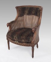 LOUIS XVI RAMS HEAD SIDE CHAIR