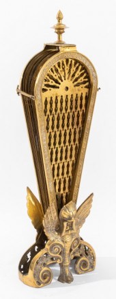 LOUIS XVI REVIVAL BRASS PEACOC