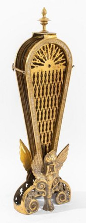 LOUIS XVI REVIVAL BRASS PEACOC