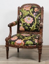 LOUIS XVI REVIVAL STYLE UPHOLS