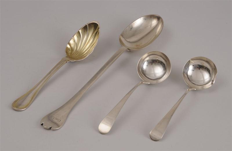 LOUIS XVI SILVER-GILT BERRY SPOON