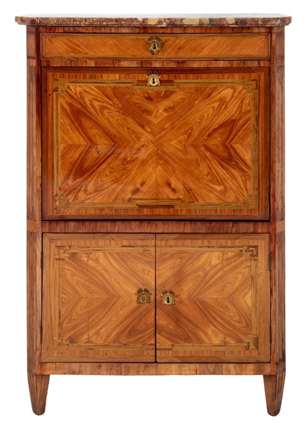 LOUIS XVI STAINED FRUITWOOD