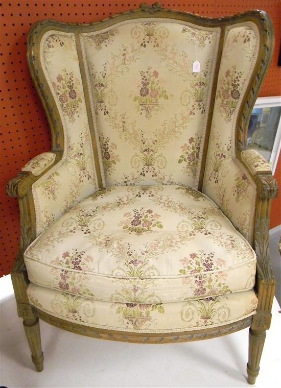 Louis XVI style armchair  carved