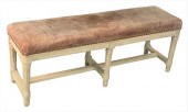 LOUIS XVI STYLE BENCH, HAVING