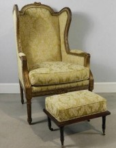 LOUIS XVI STYLE BERGERE CHAIR