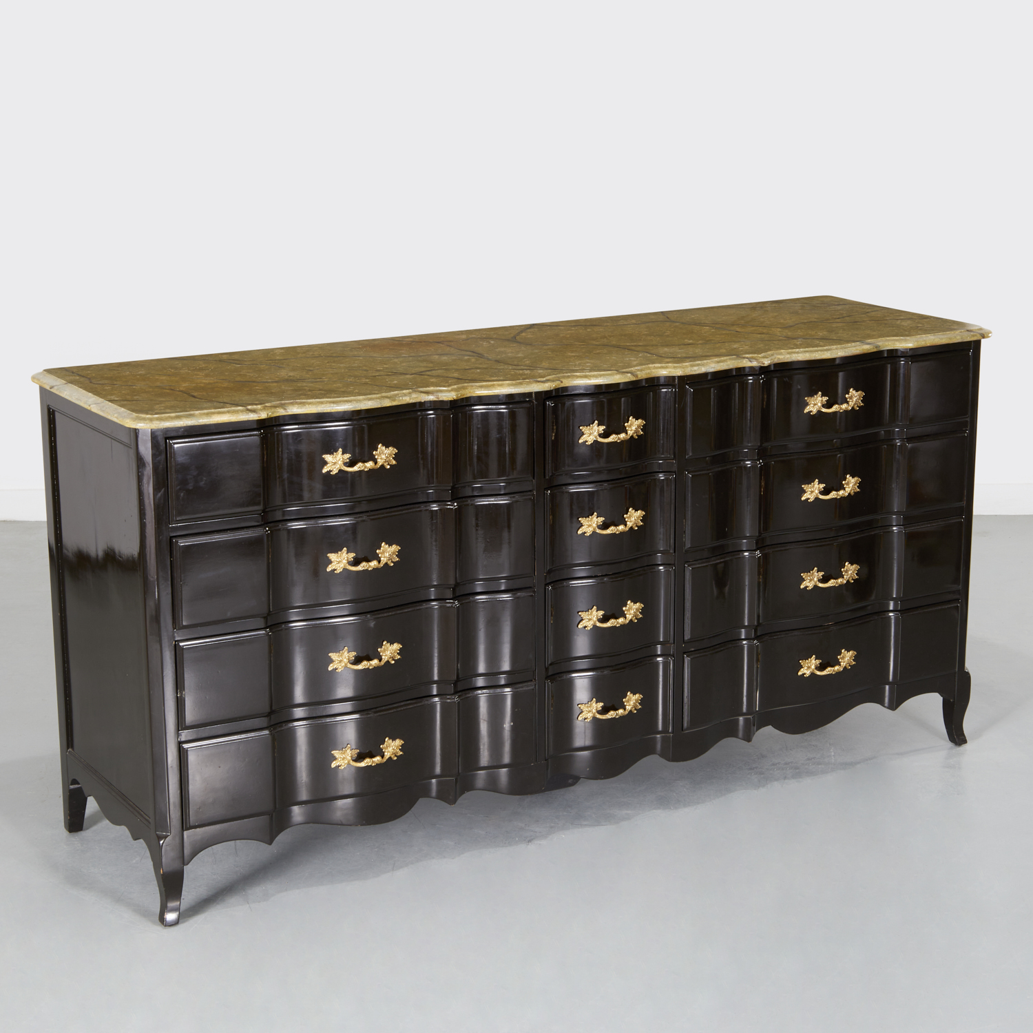 LOUIS XVI STYLE BLACK LACQUER