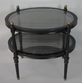 LOUIS XVI STYLE BLACK LACQUER