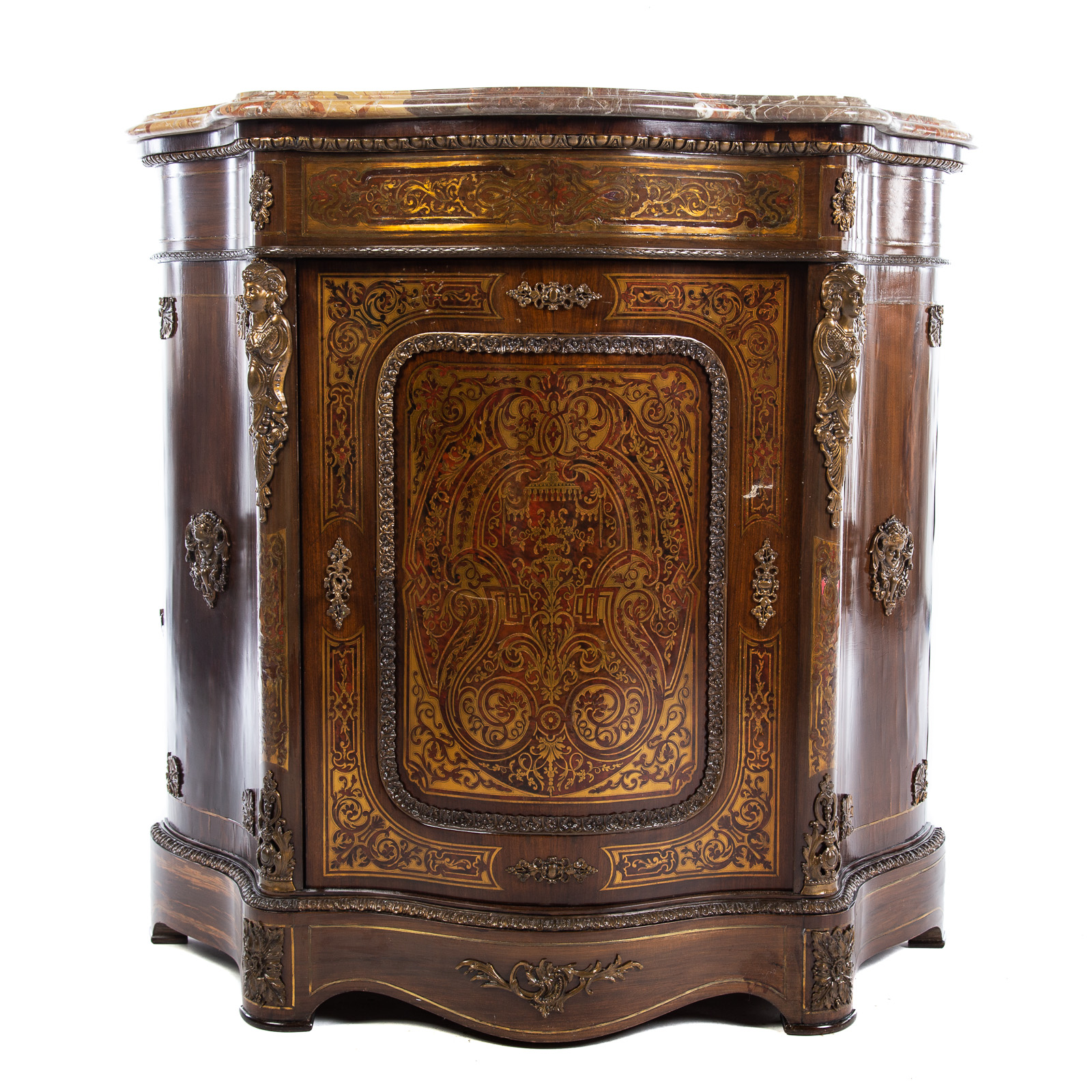 LOUIS XVI STYLE BOULLE CABINET 20th