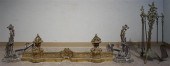 LOUIS XVI STYLE BRASS FIRE FEN