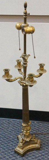 LOUIS XVI STYLE BRASS FIVE LIG