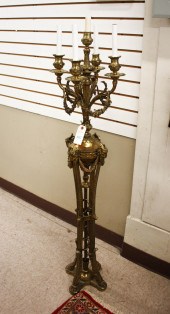 LOUIS XVI STYLE BRASS FLOOR CA