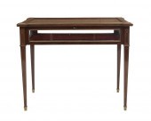 LOUIS XVI STYLE BRASS INLAID M