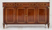 LOUIS XVI STYLE BRASS MOUNTED