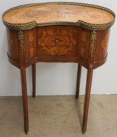 LOUIS XVI STYLE BRASS MOUNTED