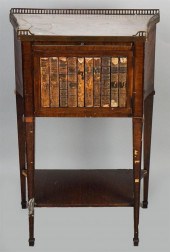 LOUIS XVI STYLE BRASS MOUNTED