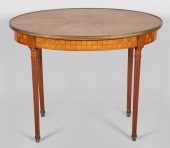 LOUIS XVI STYLE BRASS MOUNTED
