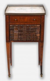 LOUIS XVI STYLE BRASS MOUNTED