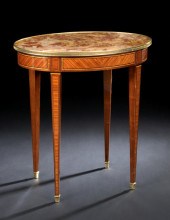 Louis XVI-Style Brass-Mounted