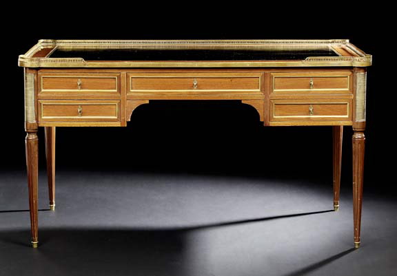 Louis XVI-Style Brass-Mounted