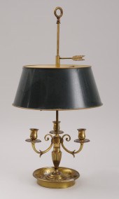 LOUIS XVI STYLE BRASS THREE-LI