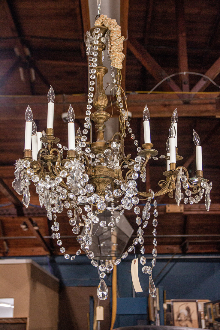 LOUIS XVI STYLE BRONZE 15-LIGHT