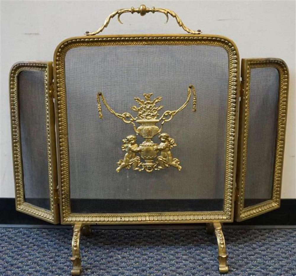 LOUIS XVI STYLE BRONZE AND MESH