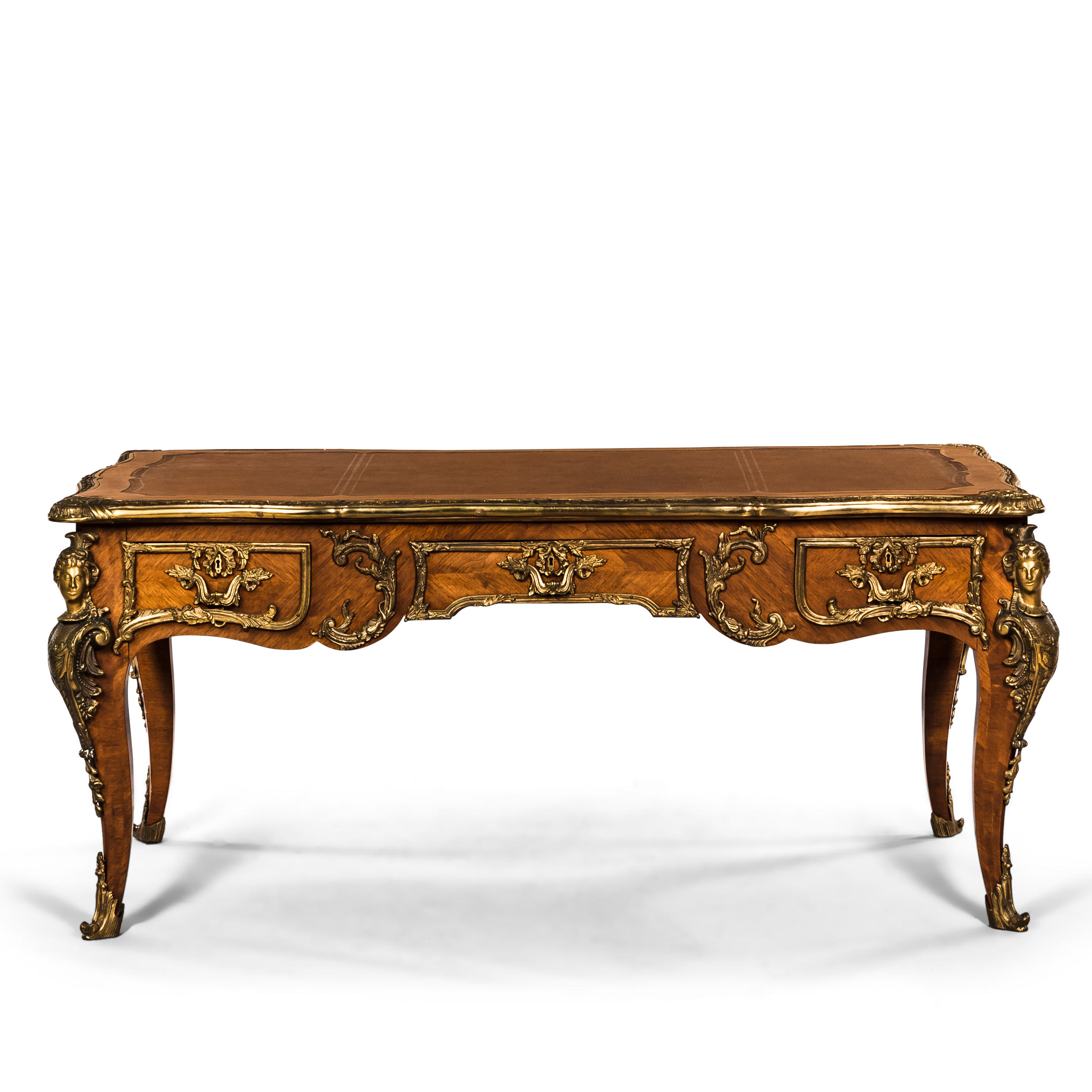 LOUIS XVI STYLE BUREAU PLAT, 20th