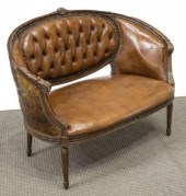 LOUIS XVI STYLE BUTTON-TUFTED