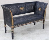 LOUIS XVI STYLE CANED SETTEE P