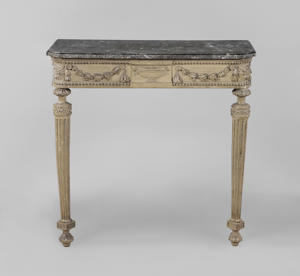 Louis XVI Style Carved and Paint-
