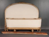 Louis XVI style carved and pai