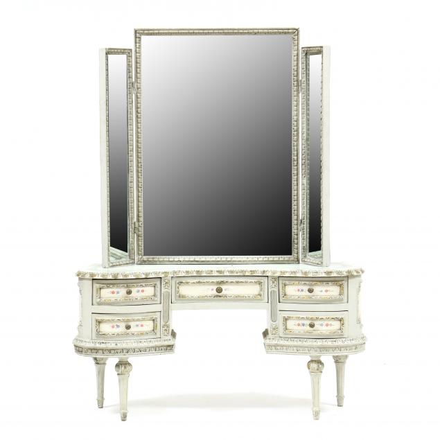 LOUIS XVI STYLE CARVED AND