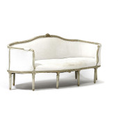 LOUIS XVI STYLE CARVED AND PAI
