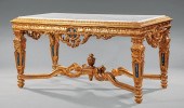 LOUIS XVI-STYLE CARVED AND GIL