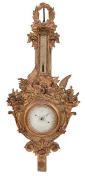 LOUIS XVI STYLE CARVED, GILT,