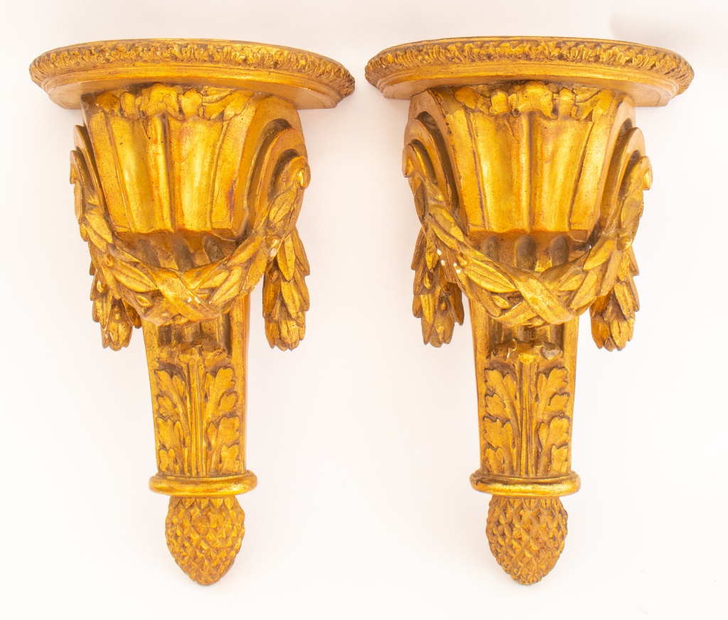 LOUIS XVI STYLE CARVED GILTWOOD