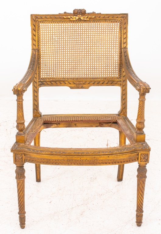 LOUIS XVI STYLE CARVED GILTWOOD