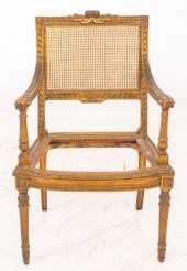 LOUIS XVI STYLE CARVED GILTWOO