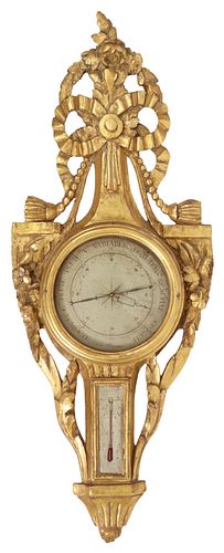 LOUIS XVI STYLE CARVED GILTWOOD