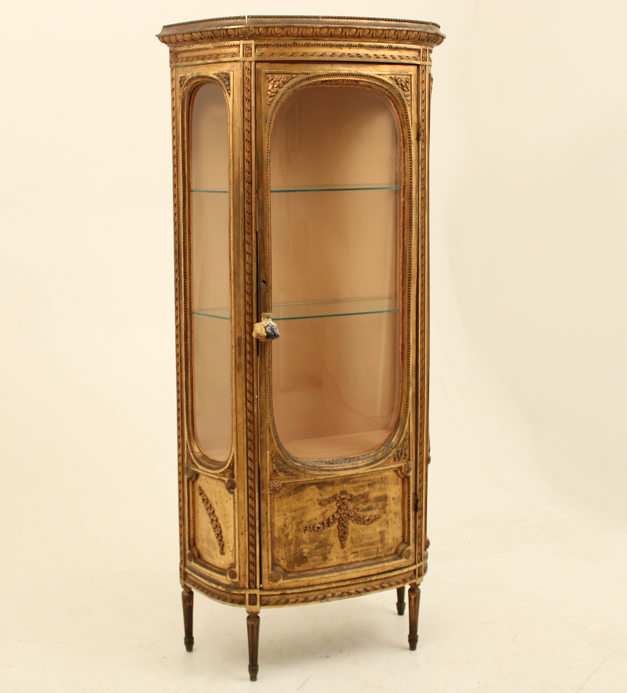 LOUIS XVI STYLE CARVED GILTWOOD