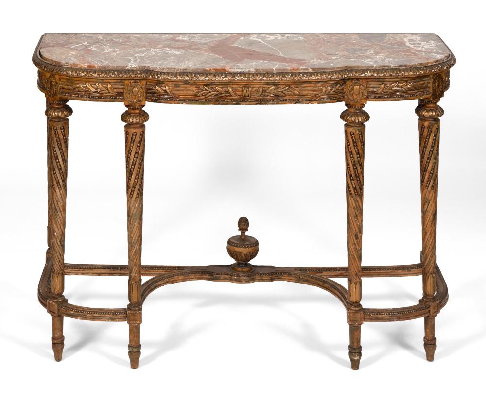 LOUIS XVI-STYLE CARVED GILTWOOD