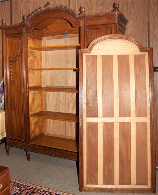 Louis XVI style carved mahogany and