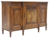 LOUIS XVI STYLE CARVED MAHOGAN