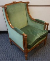 LOUIS XVI STYLE CARVED MAHOGAN
