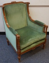 LOUIS XVI STYLE CARVED MAHOGAN