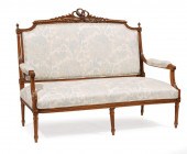 LOUIS XVI-STYLE CARVED MAHOGAN
