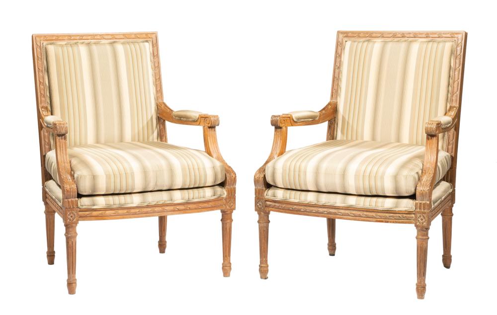 LOUIS XVI-STYLE CARVED MAHOGANY