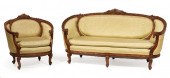 LOUIS XVI-STYLE CARVED MAHOGAN