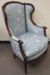 LOUIS XVI STYLE CARVED WALNUT